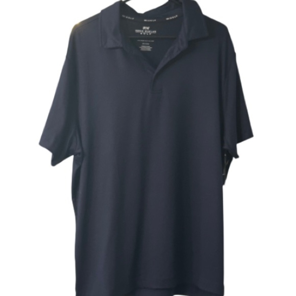 Rorie Whelan Navy Blue Short Sleeve Golf Polo‎